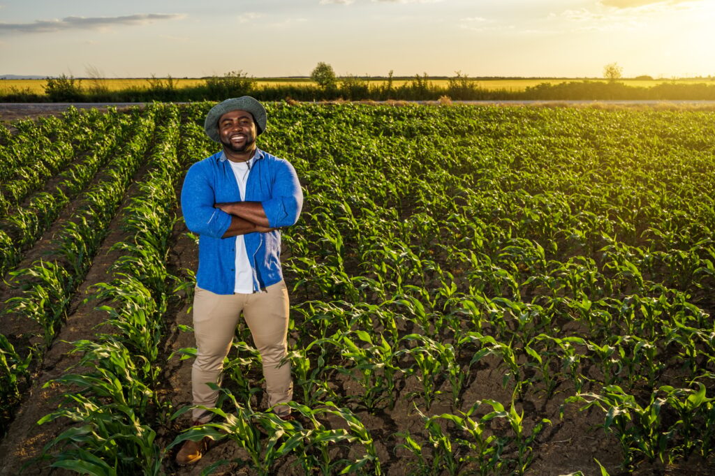 Successful farmer Successful farmer